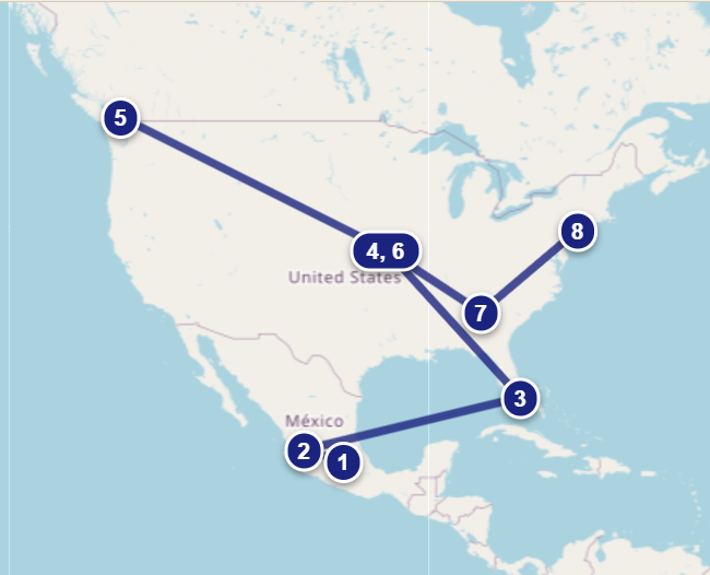 Colombia Route 1st Place